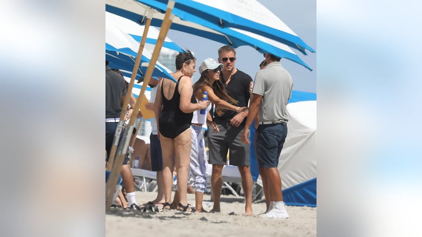 matt damon wife luciana sizzle in miami beach 20 years after meeting