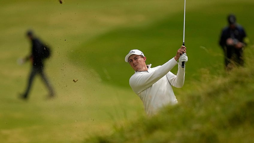 Matt Fitzpatrick plays shot