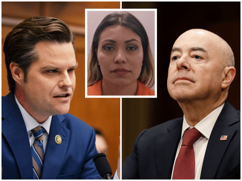 matt gaetz mayorkas must answer for dhs freeing illegal alien now accused of nearly killing police officer