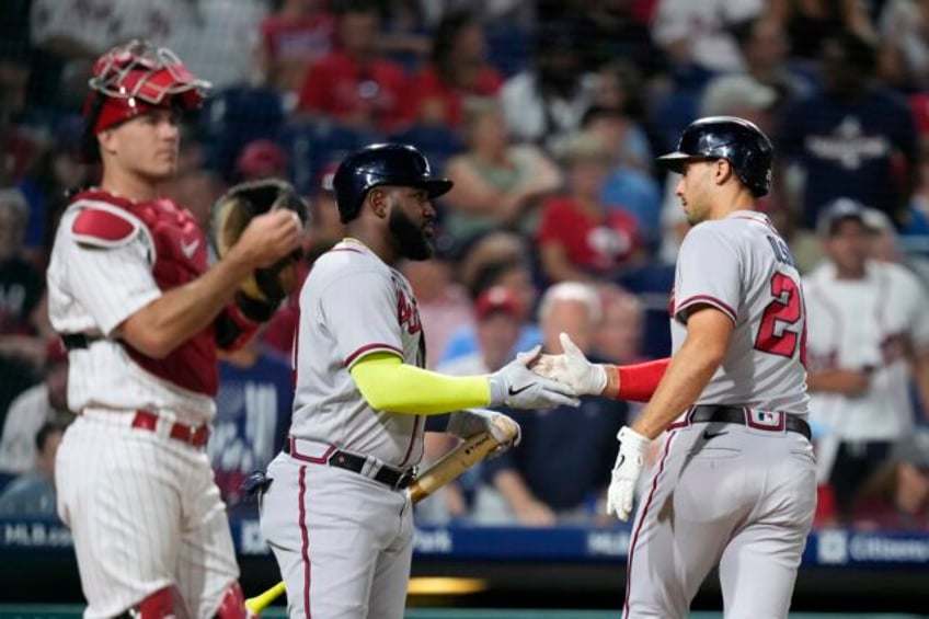 matt olson ties braves single season home run mark with 51