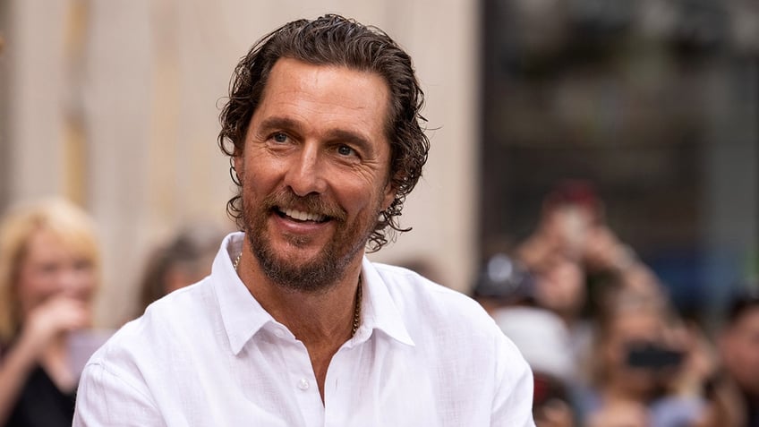 Matthew McConaughey smiling