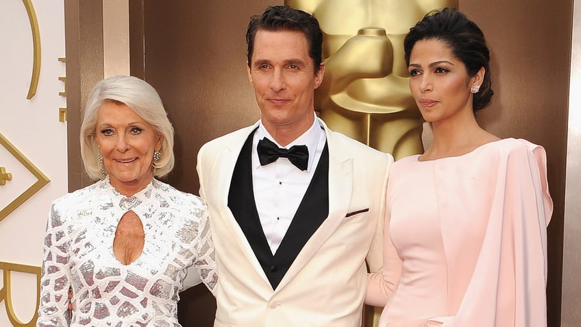 Matthew McConaughey and his family at the 2014 Academy Awards.