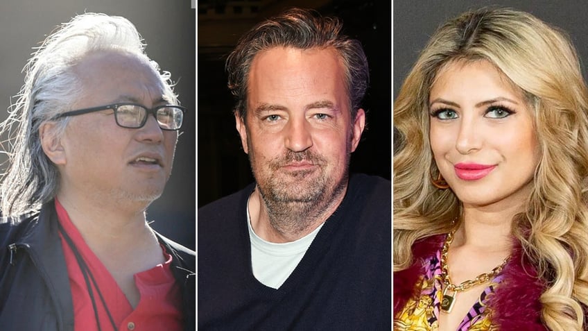 The Ketamine Queen Jasveen Sangha seen next to Matthew Perry and his assistant, Kenny Iwamasa