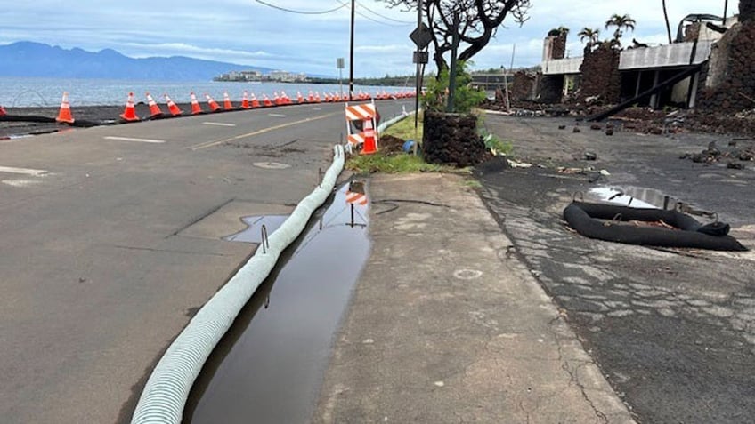 maui officials concerned that heavy rains will send ash from deadly lahaina wildfires into storm drains