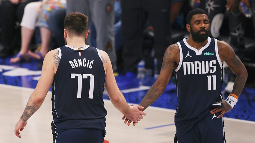 Kyrie Irving and Luka Doncic