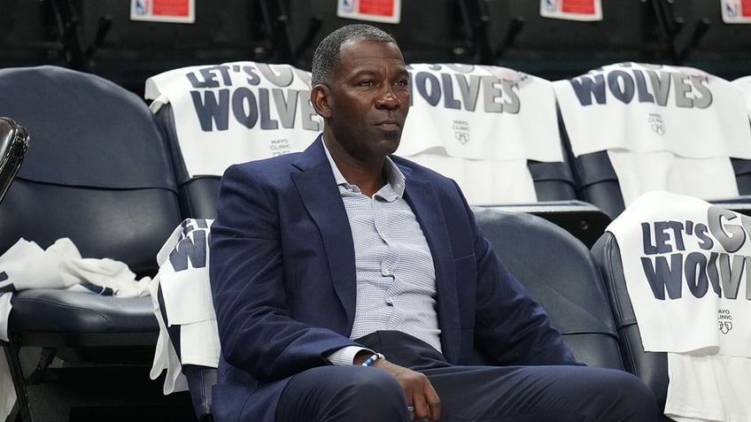 Michael Finley sits in the stands