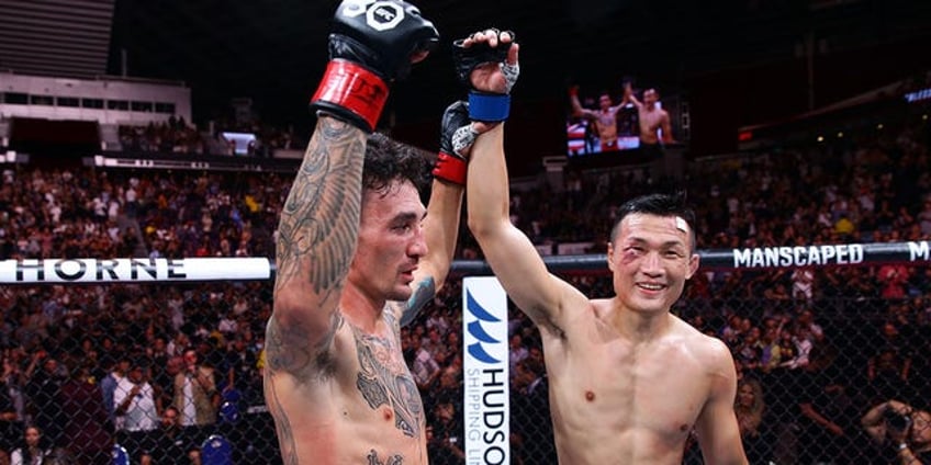 max holloway knocks out the korean zombie at ufc fight night