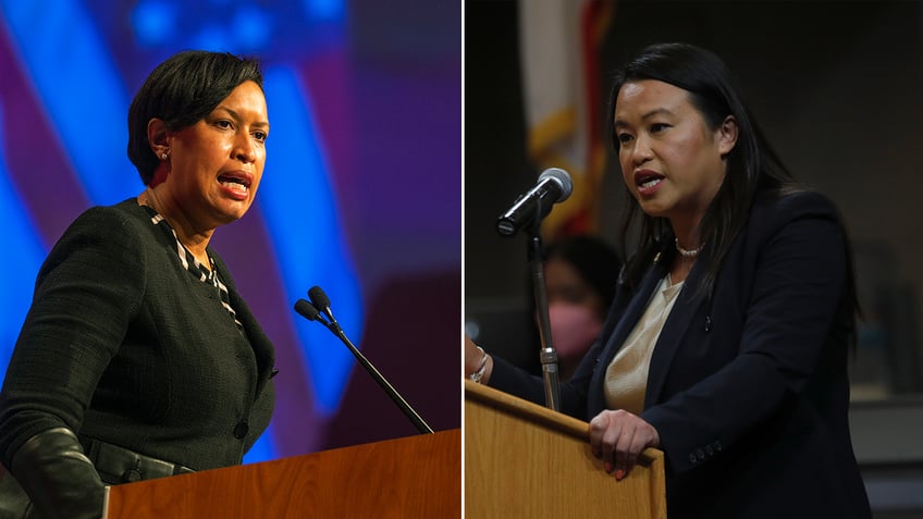 DC Mayor Muriel Bowser and Oakland Mayor Sheng Thao