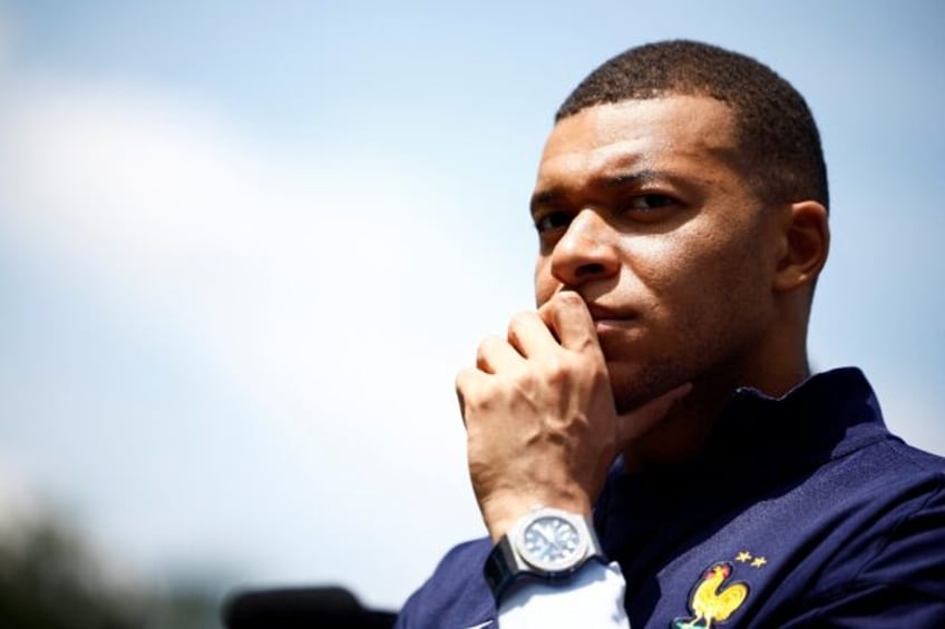 Kylian Mbappe was at France's Euro 2024 training camp near Paris as Real Madrid announced