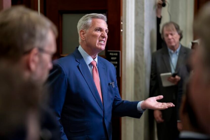 mccarthy floats stopgap funding to prevent a government shutdown at the end of next month