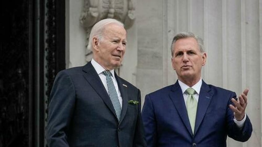 mccarthy hints at biden impeachment over crimes trump was impeached for asking about