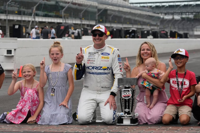 mcdowell dominates brickyard 200 for 2nd nascar crown jewel victory