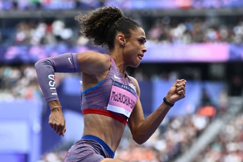 The USA's Sydney Mclaughlin-Levrone cruises into the semi-finals of the women's 400m hurd