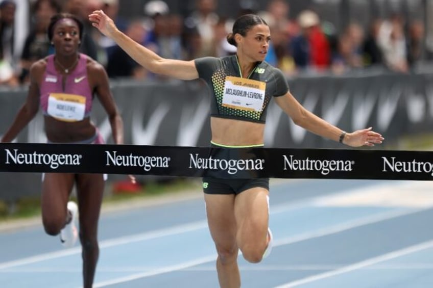 Olympic champion Sydney McLaughlin-Levrone set a world leading 52.7seconds in her first 40