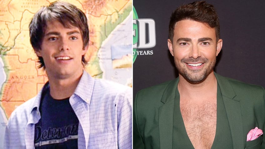 Jonathan Bennett then and now split