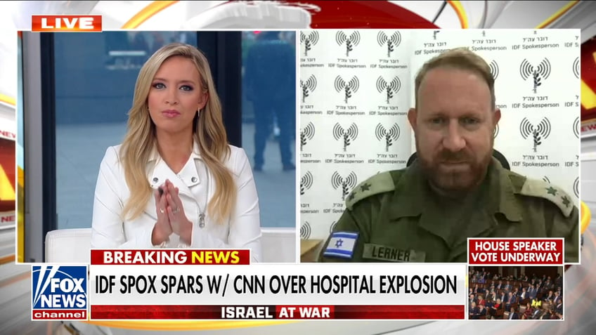 media accused of parroting hamas talking points on gaza hospital blast idf spox says terror group lying