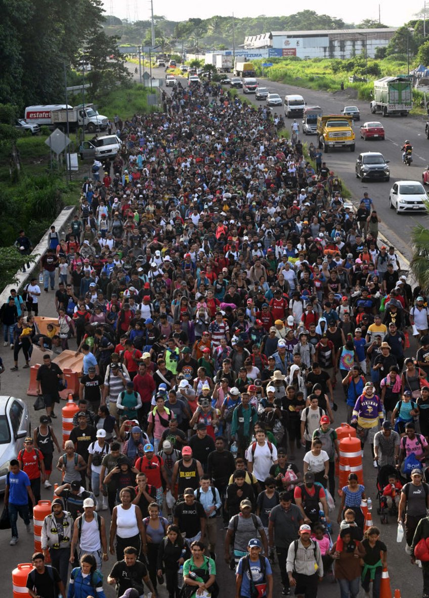 media hide biden harris huge migrant flood in campaign season