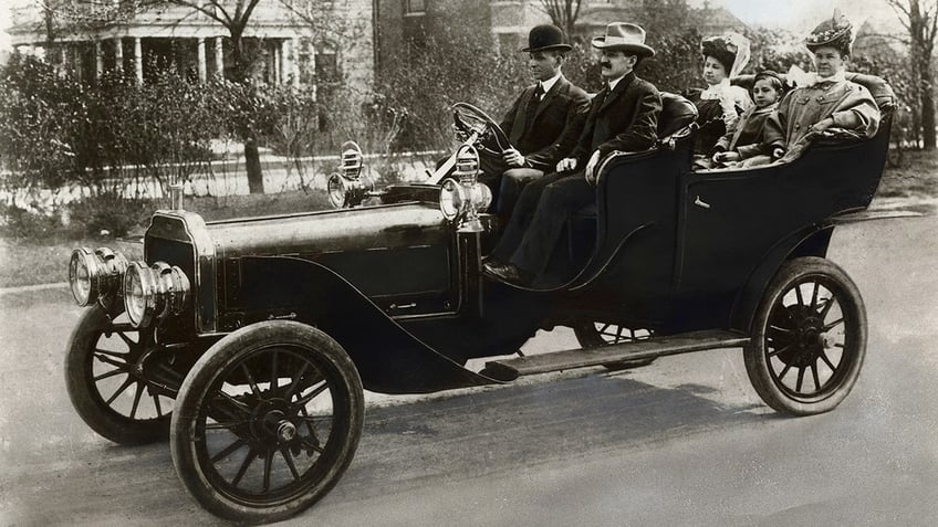 Henry Ford and family