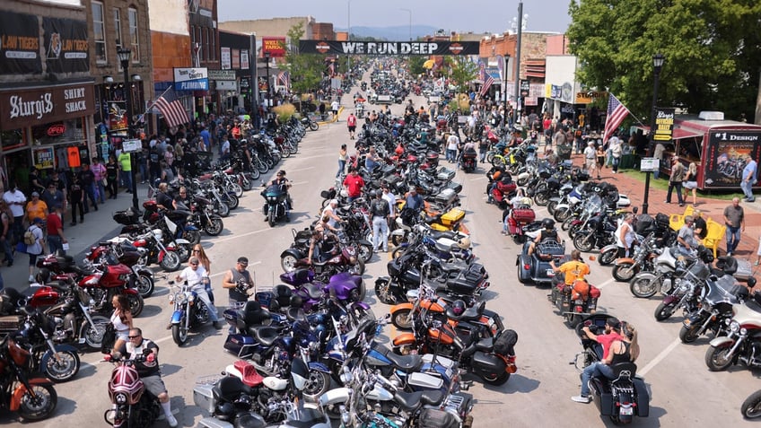 Downtown Sturgis, South Dakota