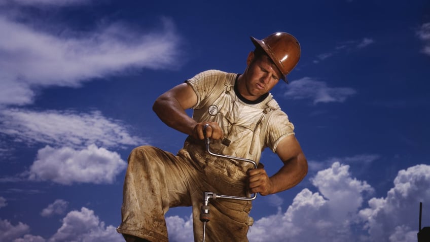 Carpenter in hard hat