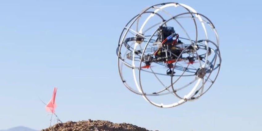 meet the hamster ball robot that can fly and crawl