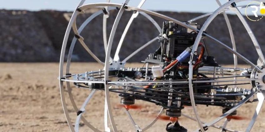 meet the hamster ball robot that can fly and crawl