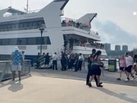 Mega-yacht with 400 passengers crashes into New York City dock, injuring nearly a dozen