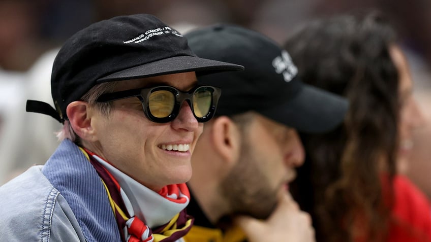 Megan Rapinoe takes in WNBA game