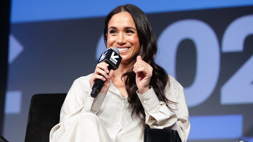 Meghan Markle sits on a sxsw panel