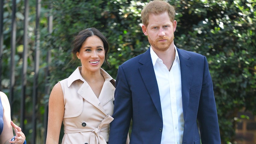 Meghan Markle and Prince Harry at an event