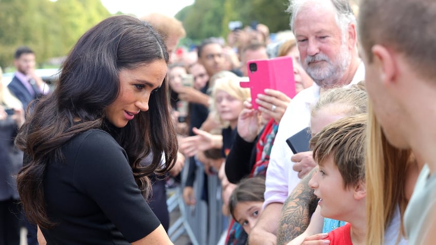 Meghan Markle joined Prince Harry Saturday