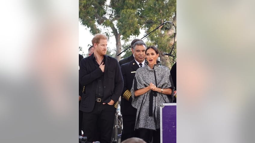 meghan markle prince harry support kevin costners star studded event