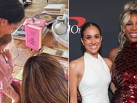 Meghan Markle, Serena Williams celebrate the Duchess of Sussex's new show with Princess Lilibet in new video