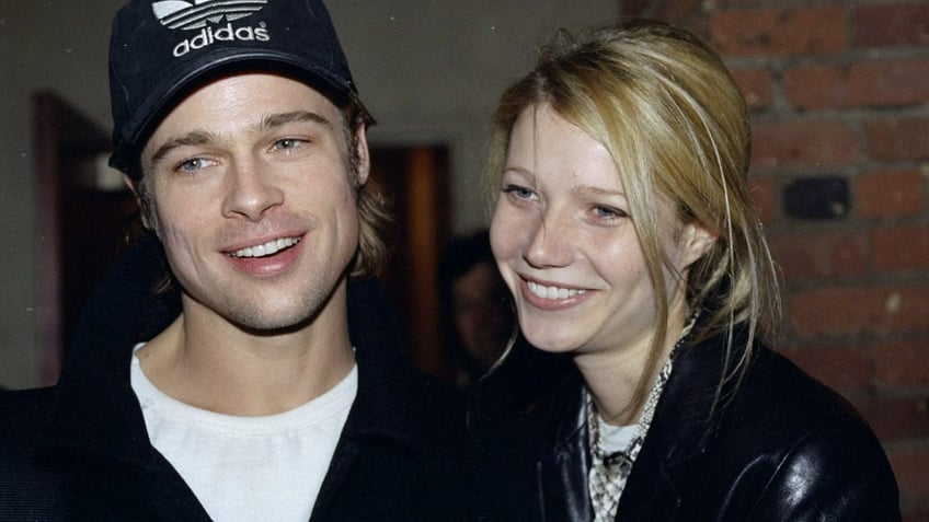 Brad Pitt and girlfriend Gwyneth Paltrow