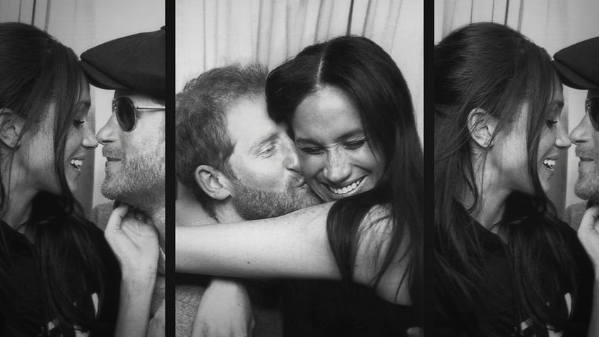 Prince Harry Meghan Markle photobooth