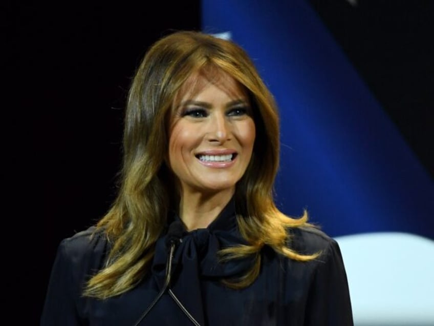 LAS VEGAS, NEVADA - MARCH 05: First lady Melania Trump participates in a town hall meeting