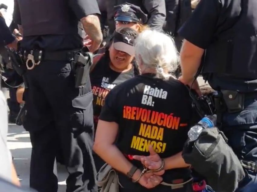 melee after flag burned outside rnc 17 arrested