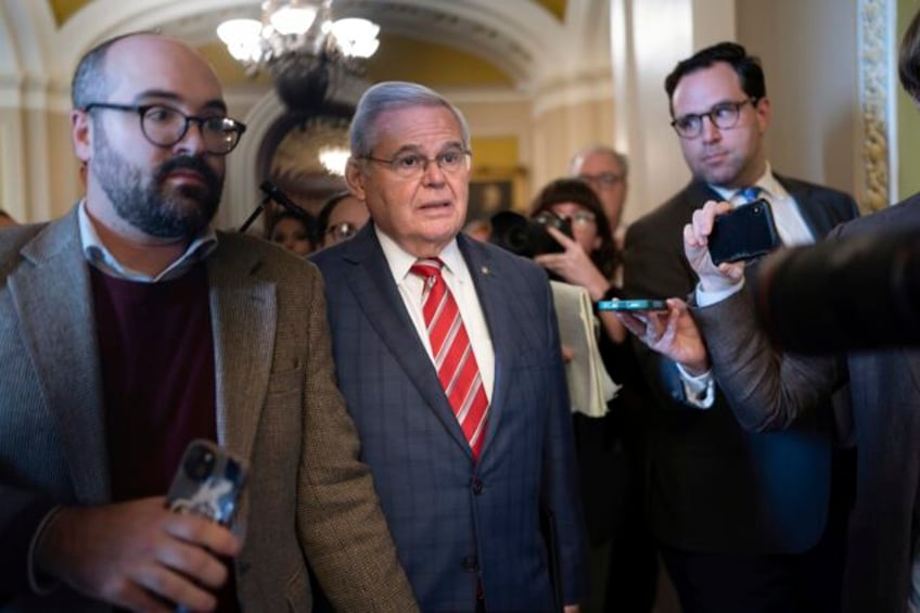 menendez will address senate colleagues about his bribery charges as calls for his resignation grow