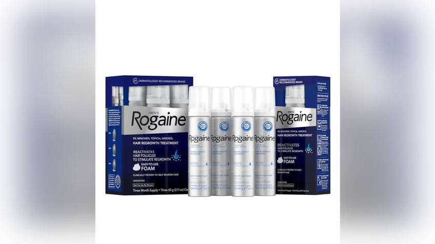 Regrow your hair with four months of Rogaine. 