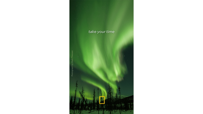 natgeo downloadable phone background with northern lights