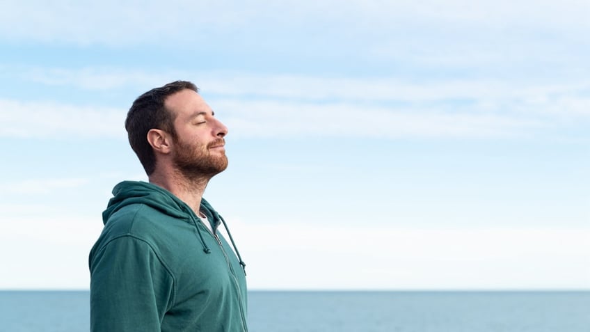 Man at beach