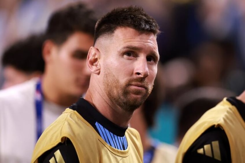 Lionel Messi sat out Saturday's game against Peru and remains questionable for the quarter