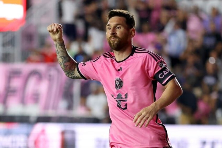 Lionel Messi scored twice as Inter Miami beat Nashville 3-1 in Major League Soccer on Satu