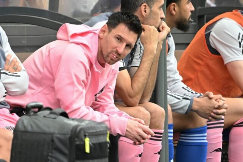 Lionel Messi stayed on the bench throughout Inter Miami's 4-1 win against a Hong Kong sele