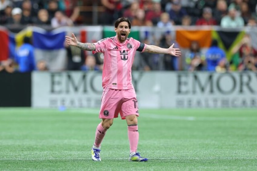 Lionel Messi scored as Inter Miami moved to the top of Major League Soccer's Eastern Confe