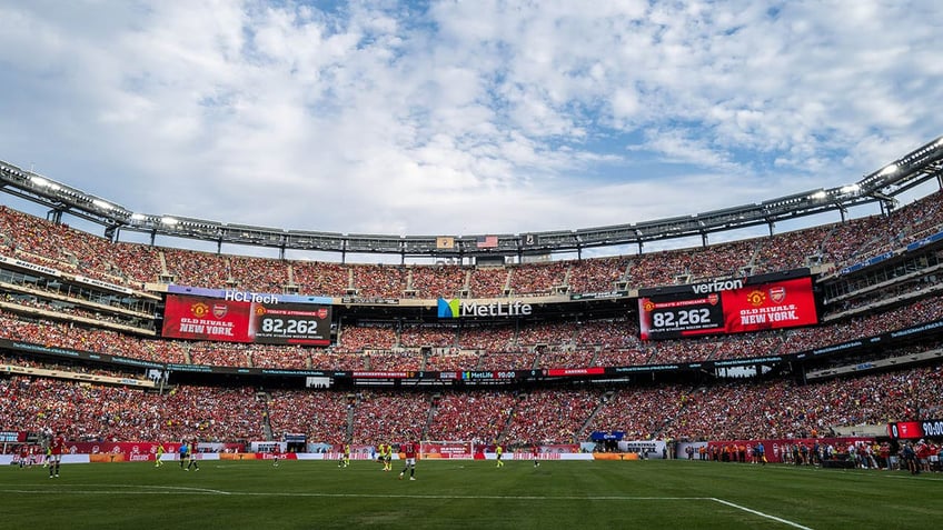 Metlife Stadium during soccer match