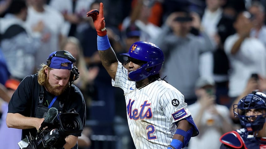 Luisangel Acuna after home run