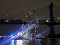 Mexican Navy training ship hits New York’s Brooklyn Bridge