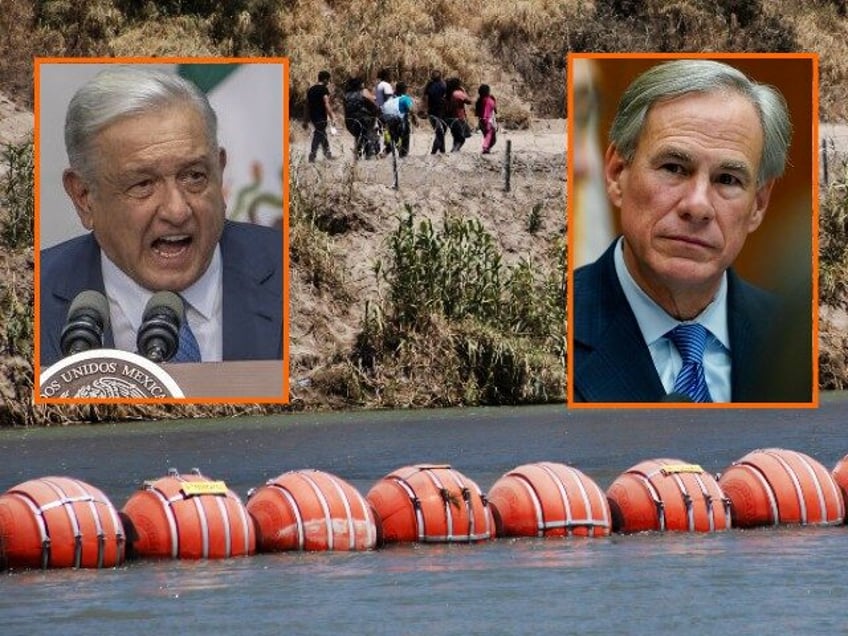 mexican president calls texas governor inhumane immoral over border buoys