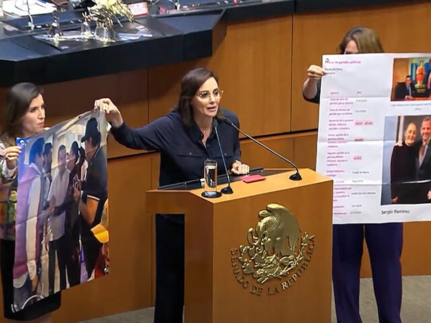 Mexican Senator Lilly Tellez (PAN-Sonora) blasted President Claudia Sheinbaum. (Government